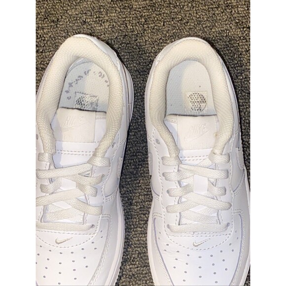 Nike Force 1 Preschool Unisex 12C White DH2925-111 EUC - Picture 9 of 10